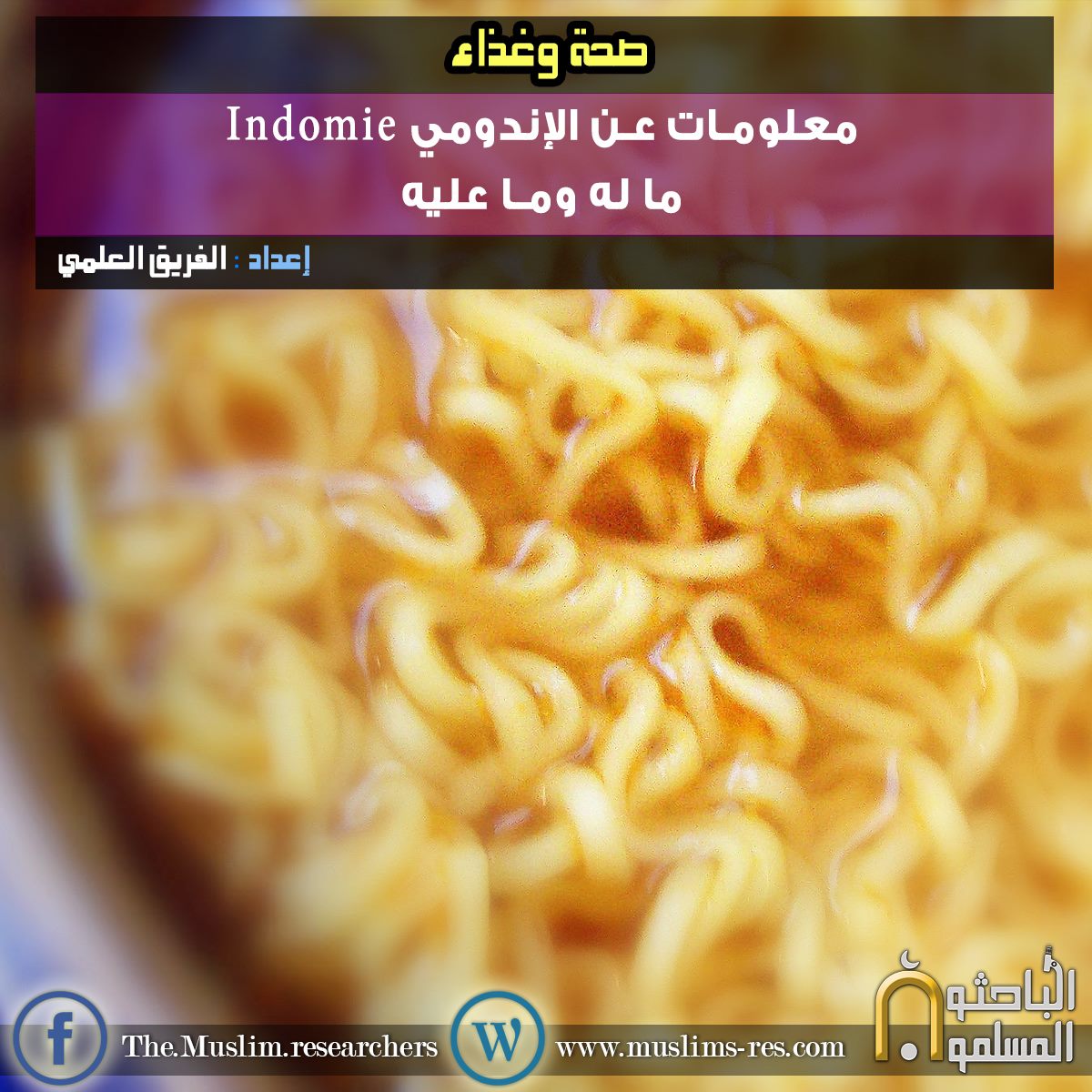 معلومات عن الإندومي Indomie ما له وما عليه الباحثون المسلمون